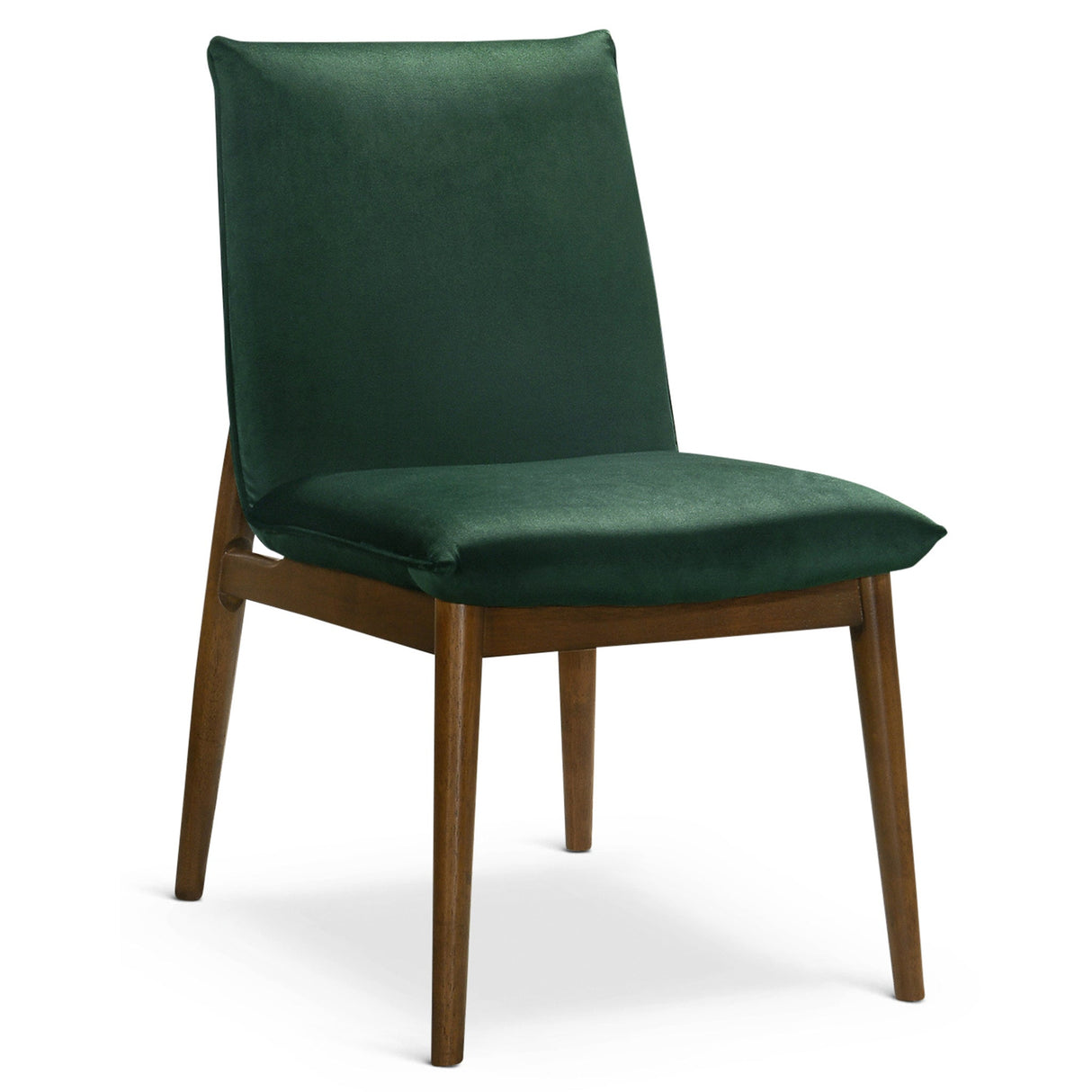 Monza Dark Green Velvet Dining Chair from Midinmod - Luna Furniture