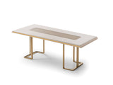 Monza Dining Table, Table 78" from Furnia - Luna Furniture