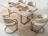 Monza Dining Table, Table 94" from Furnia - Luna Furniture