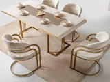 Monza Dining Table, Table 130" from Furnia - Luna Furniture