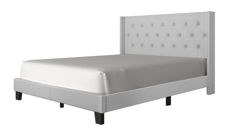 Moonstar Light Gray Twin Platform Bed from Happy Homes - Luna Furniture