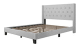 Moonstar Light Gray Twin Platform Bed from Happy Homes - Luna Furniture