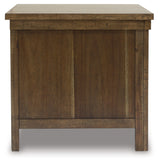 Moriville Coffee Table with 1 End Table in Grayish Brown from Ashley Furniture - Luna Furniture