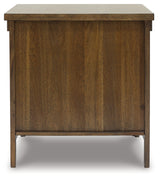 Moriville Coffee Table with 1 End Table in Grayish Brown from Ashley Furniture - Luna Furniture