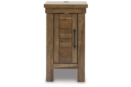 Moriville Grayish Brown Lift-top Coffee Table and 2 Chairside End Tables from Ashley - Luna Furniture