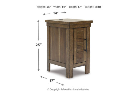 Moriville Grayish Brown Lift-top Coffee Table and 2 Chairside End Tables from Ashley - Luna Furniture