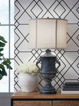 Morvanford Antique Black Table Lamp from Ashley - Luna Furniture