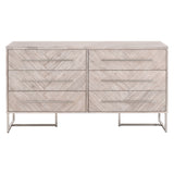 Mosaic 6-drawer Double Dresser from Essentials For Living - Luna Furniture