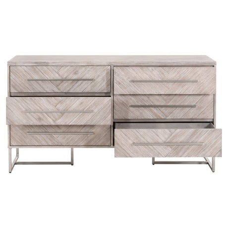 Mosaic 6-drawer Double Dresser from Essentials For Living - Luna Furniture