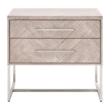 Mosaic 2-drawer Nightstand from Essentials For Living - Luna Furniture