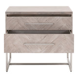 Mosaic 2-drawer Nightstand from Essentials For Living - Luna Furniture