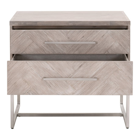 Mosaic 2-drawer Nightstand from Essentials For Living - Luna Furniture