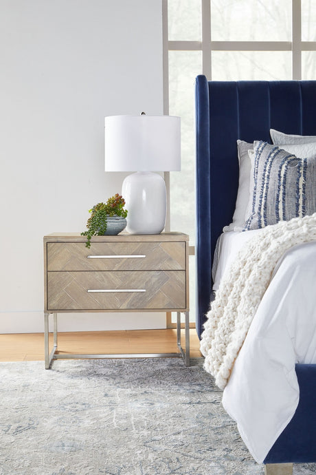Mosaic 2-drawer Nightstand from Essentials For Living - Luna Furniture