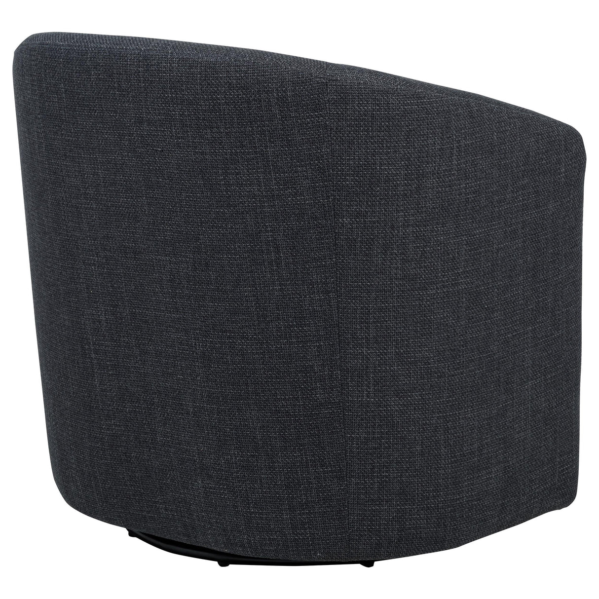 Mossbrook Anthracite Upholstered Swivel Accent Chair from Coaster - Luna Furniture