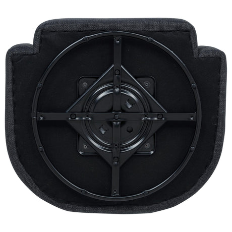 Mossbrook Anthracite Upholstered Swivel Accent Chair from Coaster - Luna Furniture