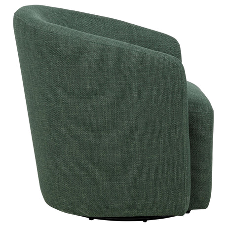 Mossbrook Green Upholstered Swivel Accent Chair from Coaster - Luna Furniture