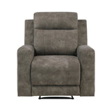 Muncie Brown Reclining Chair from Homelegance - Luna Furniture