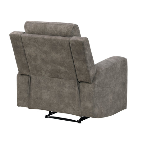 Muncie Brown Reclining Chair from Homelegance - Luna Furniture