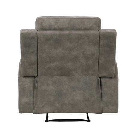 Muncie Brown Reclining Chair from Homelegance - Luna Furniture