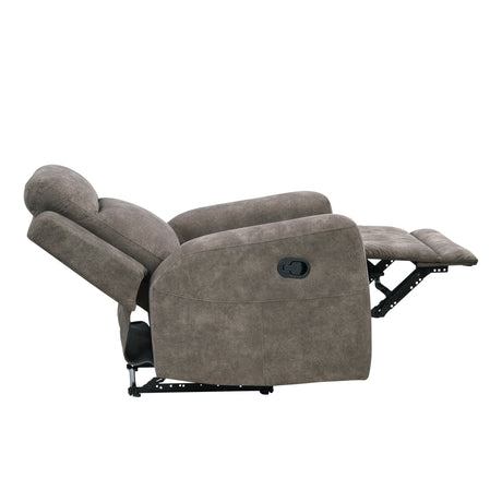 Muncie Brown Reclining Chair from Homelegance - Luna Furniture