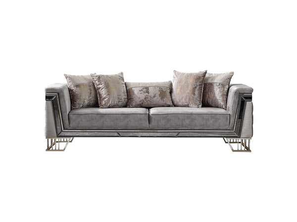 Munich Stationary Sofa in Grey