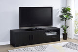 Murray Black 70-inch 2-Door TV Stand Media Console from Coaster - Luna Furniture