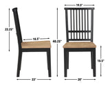 Magnolia Oak/Black 5-Piece 72-108-inch Dining Set from Steve Silver - Luna Furniture