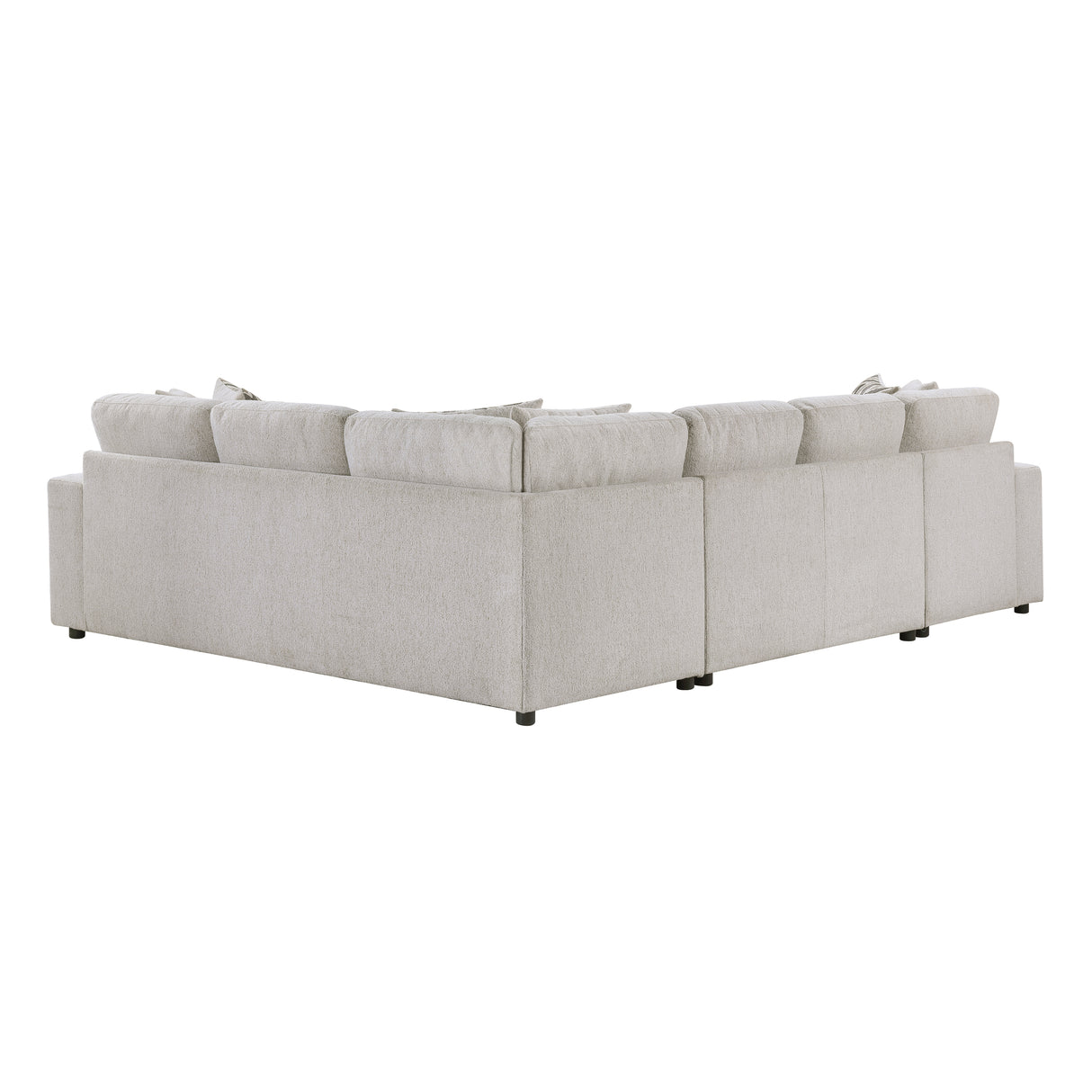 9702BE*3LC3R (3)3-Piece Sectional with Pull-out Bed and Hidden Storage from Homelegance - Luna Furniture