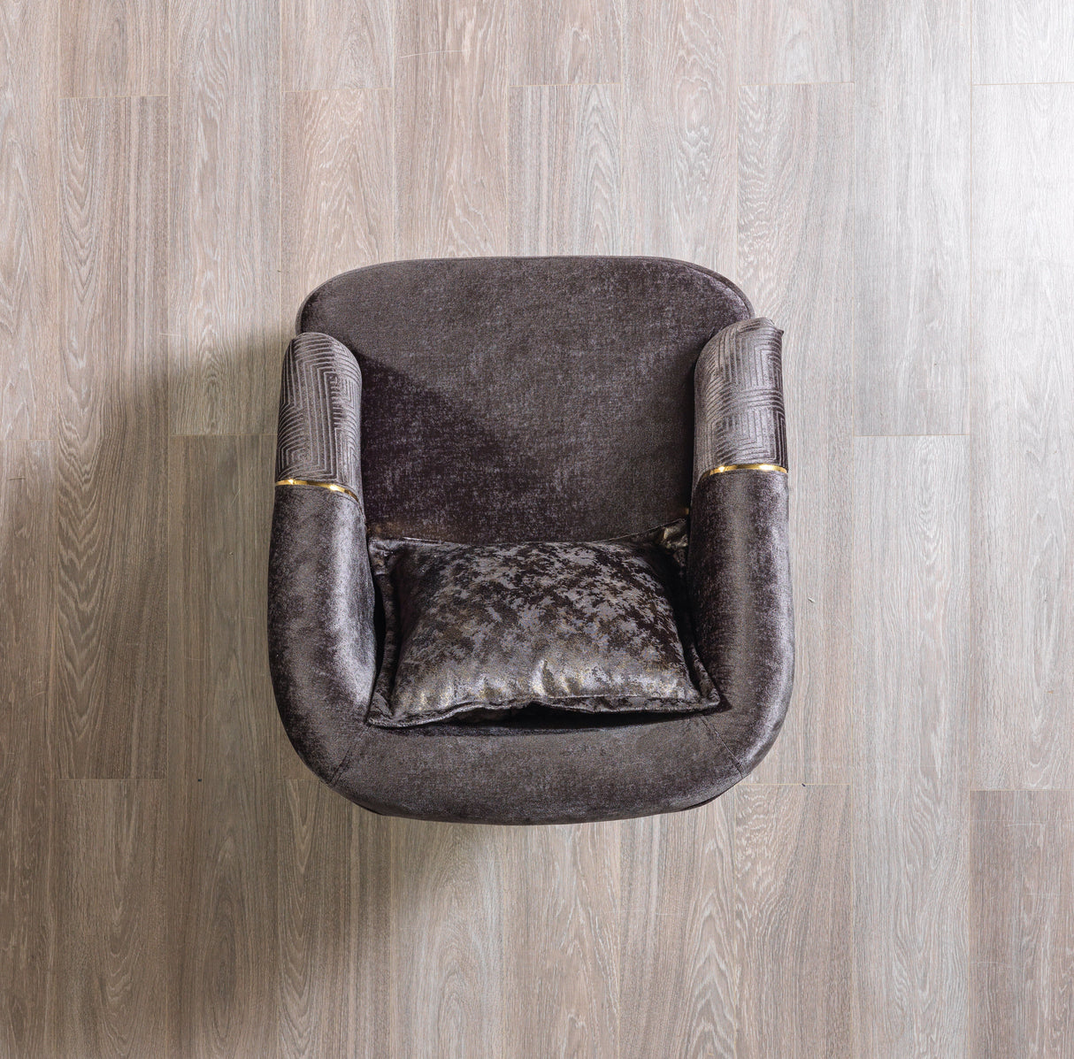 Santana Smoke Velvet Living Room Set from Nova Furniture - Luna Furniture