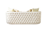 Fanci Ivory Velvet Sofa & Loveseat from Nova Furniture - Luna Furniture