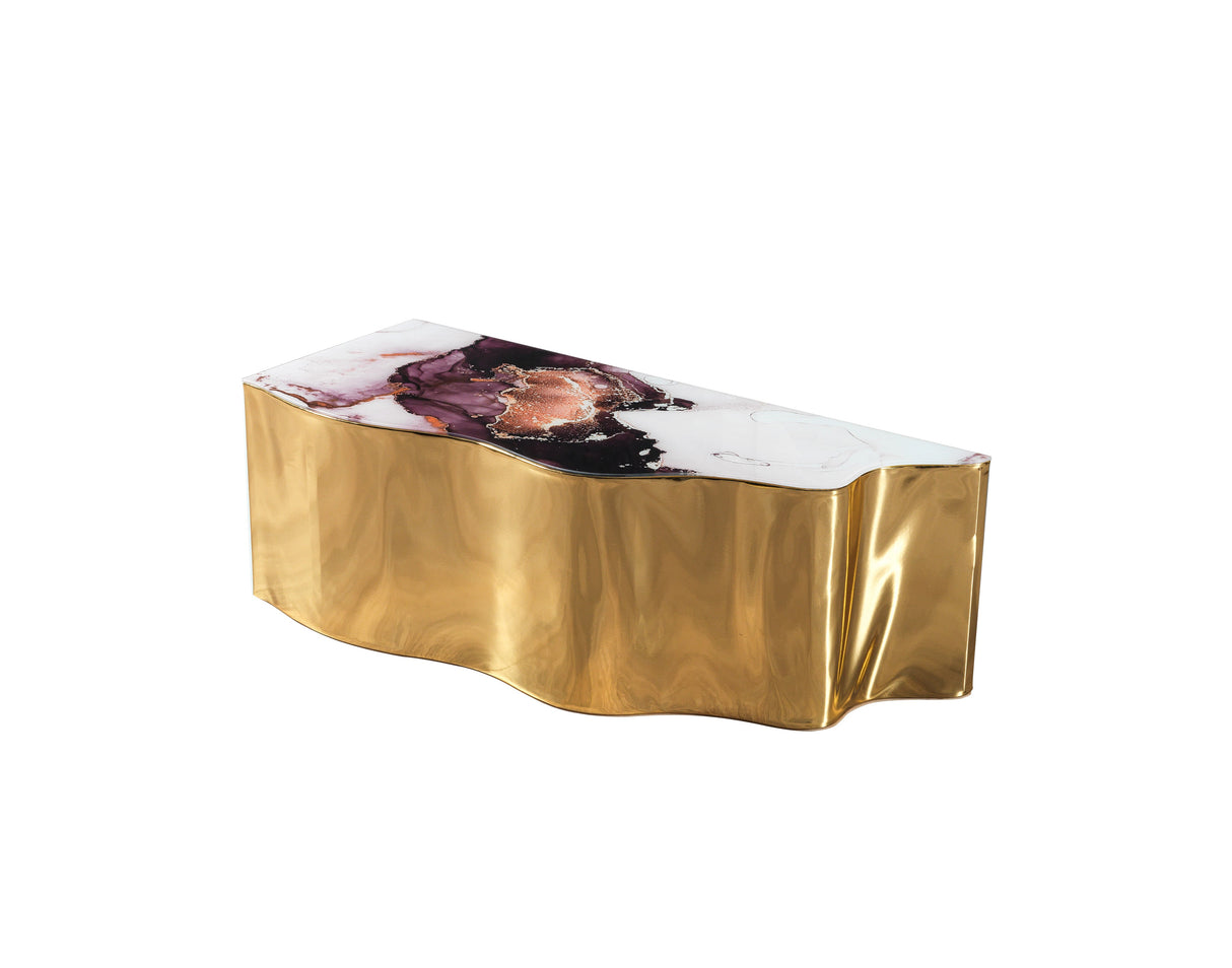 Dream White Marble 3-Piece Coffee Table from Nova Furniture - Luna Furniture