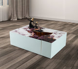 Dream White Marble 3-Piece Coffee Table from Nova Furniture - Luna Furniture