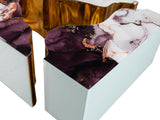 Dream White Marble 3-Piece Coffee Table from Nova Furniture - Luna Furniture