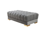 Ariana Gray Velvet Double Chaise Sectional from Nova Furniture - Luna Furniture