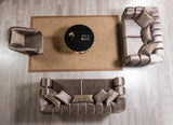 Santana Coffee Velvet Living Room Set from Nova Furniture - Luna Furniture