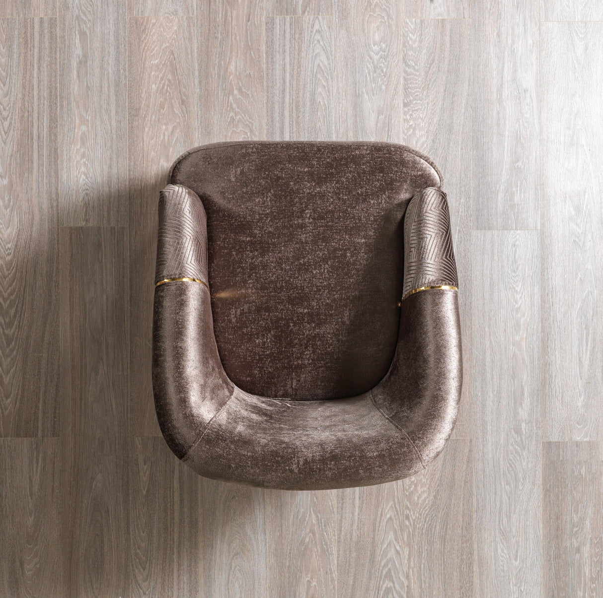 Santana Coffee Velvet Chair from Nova Furniture - Luna Furniture