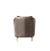 Santana Coffee Velvet Chair from Nova Furniture - Luna Furniture