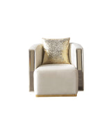 Anica Ivory Velvet Chair