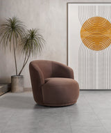 Bonita Coffee Velvet Accent Chair from Nova Furniture - Luna Furniture
