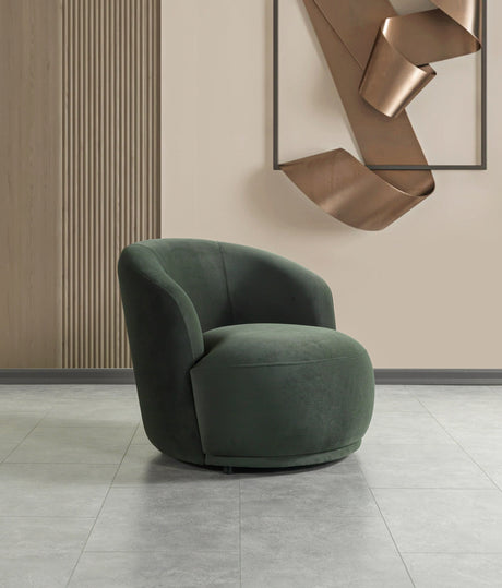 Bonita Green Velvet Accent Chair from Nova Furniture - Luna Furniture