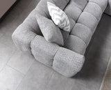 Ivy Gray Boucle RAF Sectional from Nova Furniture - Luna Furniture