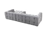 Ivy Gray Boucle RAF Sectional from Nova Furniture - Luna Furniture