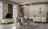 Carlina Ivory 7-Piece Dining Set from Nova Furniture - Luna Furniture