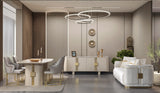 Carlina Ivory 7-Piece Dining Set from Nova Furniture - Luna Furniture