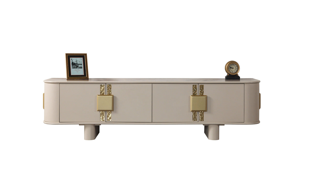 Carlina Ivory Tv Stand from Nova Furniture - Luna Furniture