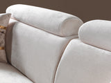 Fabiana Ivory Velvet Sofa & Loveseat from Nova Furniture - Luna Furniture