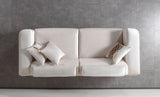 Fabiana Ivory Velvet Sofa & Loveseat from Nova Furniture - Luna Furniture