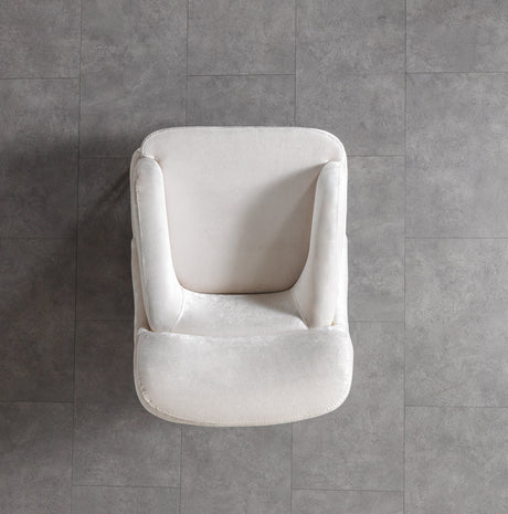 Fabiana Ivory Velvet Sofa & Loveseat from Nova Furniture - Luna Furniture