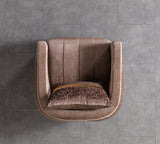 Carlina Coffee/Gold Velvet Sofa & Loveseat