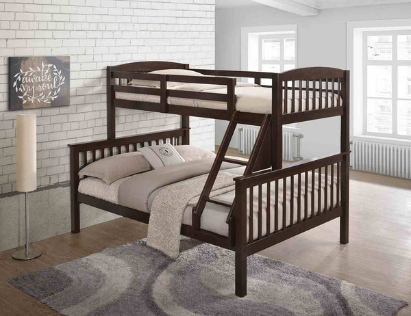 Brookings Dark Cherry Twin/Full Bunk Bed